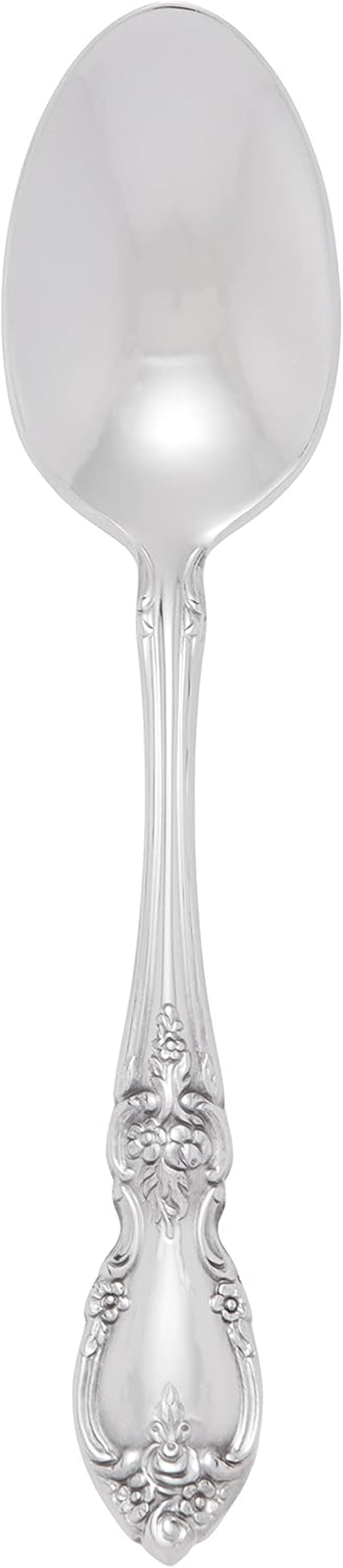 Oneida Louisiana 4-Piece Fine Teaspoons Set, 18/8 Stainless Steel Teaspoon Set, Service for 4, Dishwasher Safe, Small Spoons, Silverware, Mirror Finish, Utensils, Flatware, Tableware (Silver, 4 Piece) image number 3