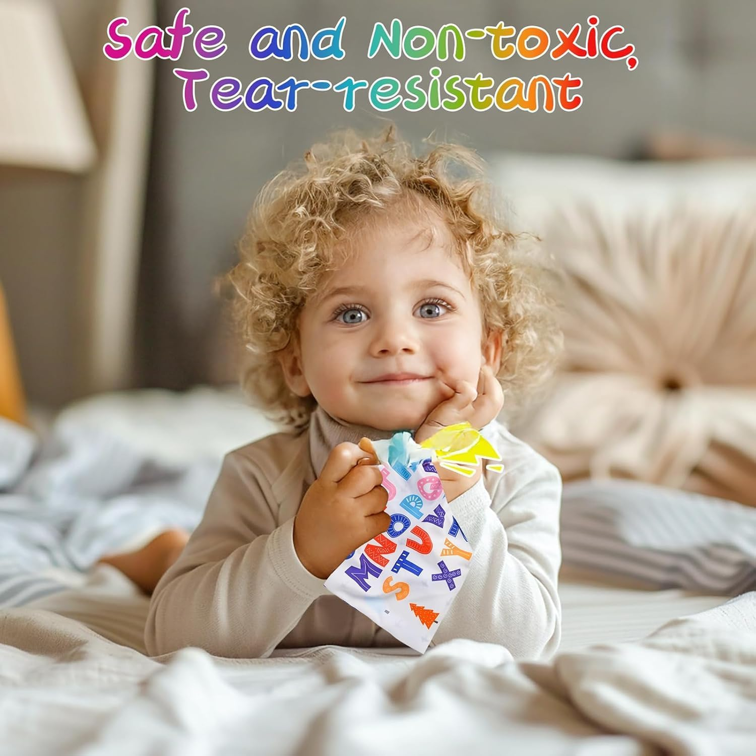 6-In-1 Montessori Tissue Box Toy for 3+Yrs Old Baby, Wooden Activity Cube, Puzzles 36+ Months, Sensory Toys for Toddlers, Montessori Toys, Wooden Developmental Toys for Babies image number 3