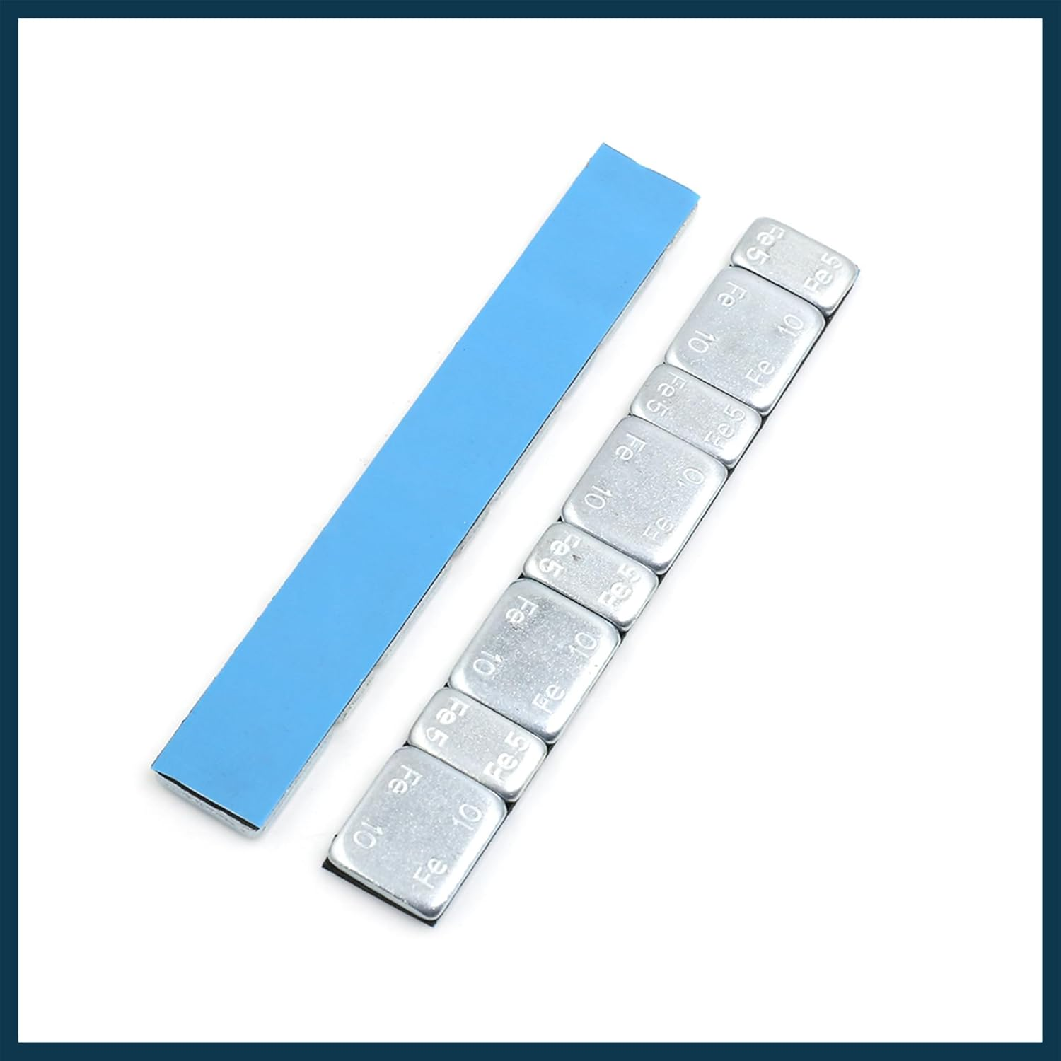 TUCKBOLD 60G 2.1Oz Motorbike Car Wheel Balance Weights 124 X 18Mm 2Pcs Automotive Parts image number 1