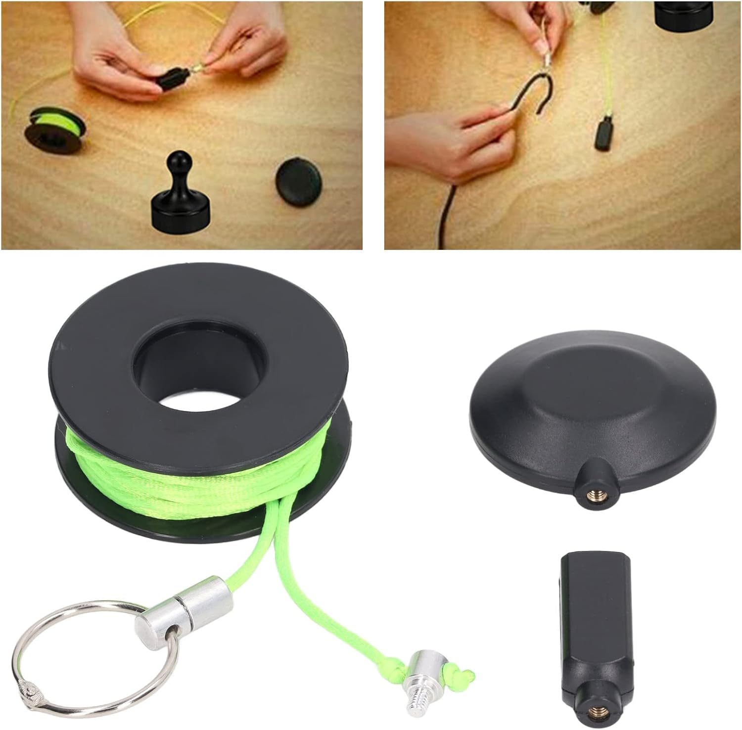 Grcfumo Magnetic Wire Puller, Nylon Wire Routing Magnet Tool Kit, Practical Wall Electrical Cable Navigation System for Running Wire image number 4