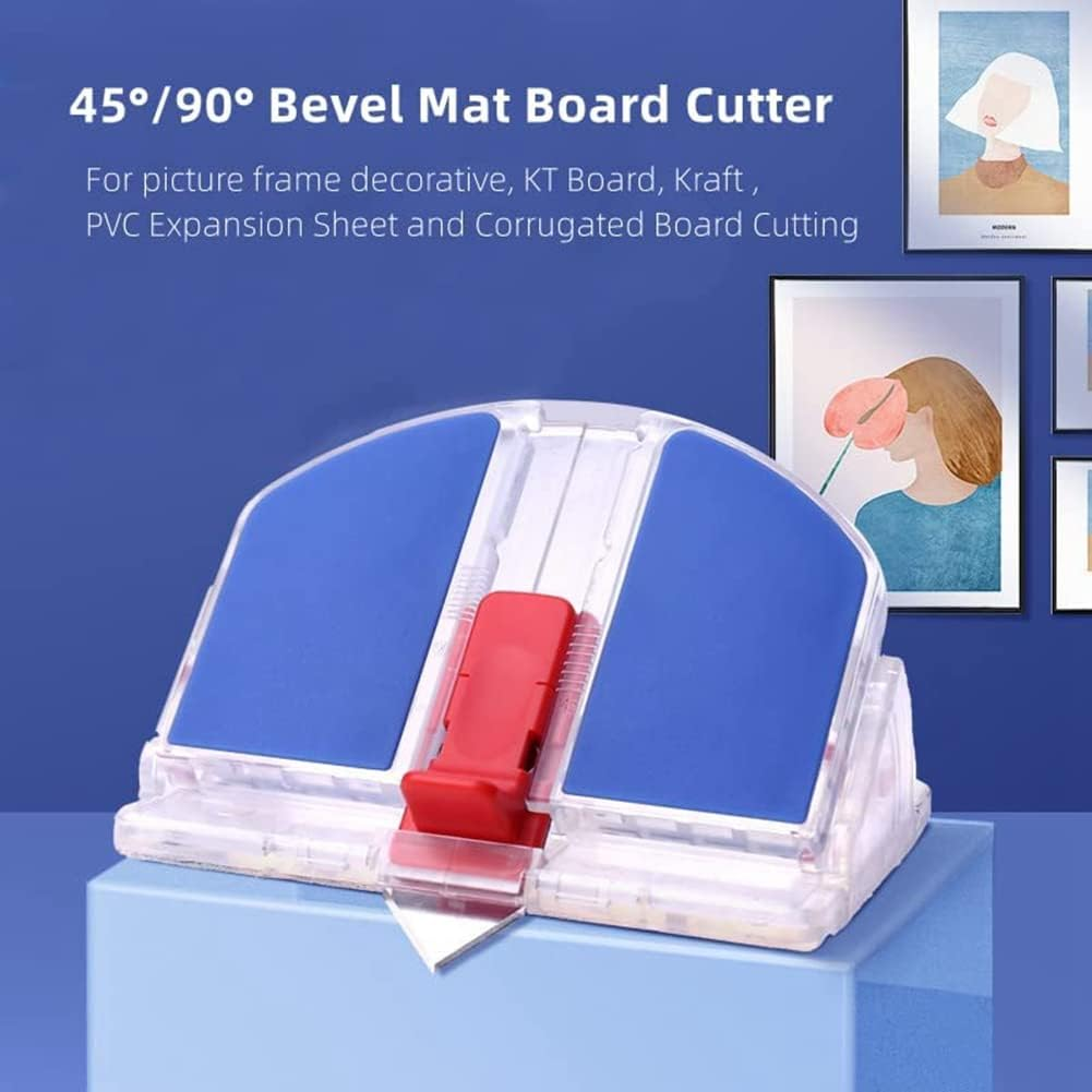 Mat Cutter 45 & 90 Degree Bevel Mat Board Cutter Beveled Cut Tool for Art Picture Framing Foam Board Card Board 1PCS image number 6