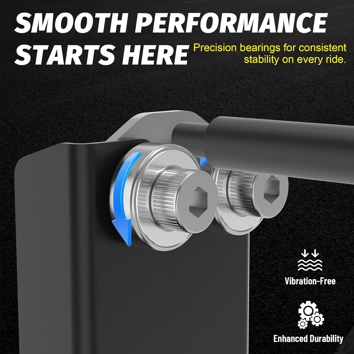 Motorcycle Wheel Balance Stand, Heavy-Duty Single-Axle Wheel Balancing Tool for Static & Dynamic Tire Alignment, Balancer for Sport and Dirt Bike Wheels (Heavy-Duty Version) image number 5