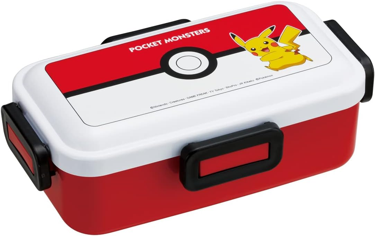 Skater RFC2S-A Food Container, Storage Container, Bento Box, Pokemon Pokeball, S/M 2 Pieces, Made in Japan