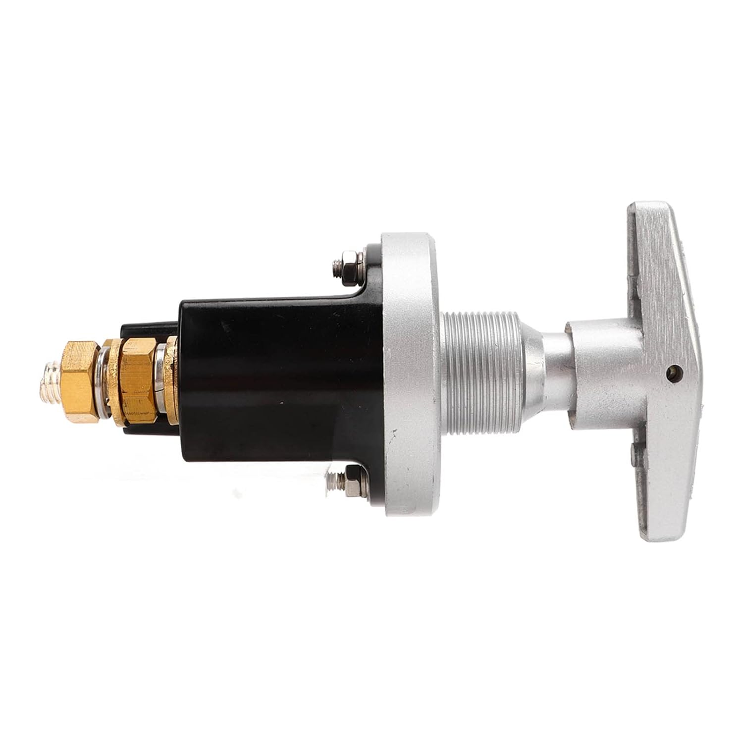 Battery Disconnect Switch, Battery Knob Switch Universal 10Mm Stud 500A Rated 12V for RV Yacht Truck image number 2