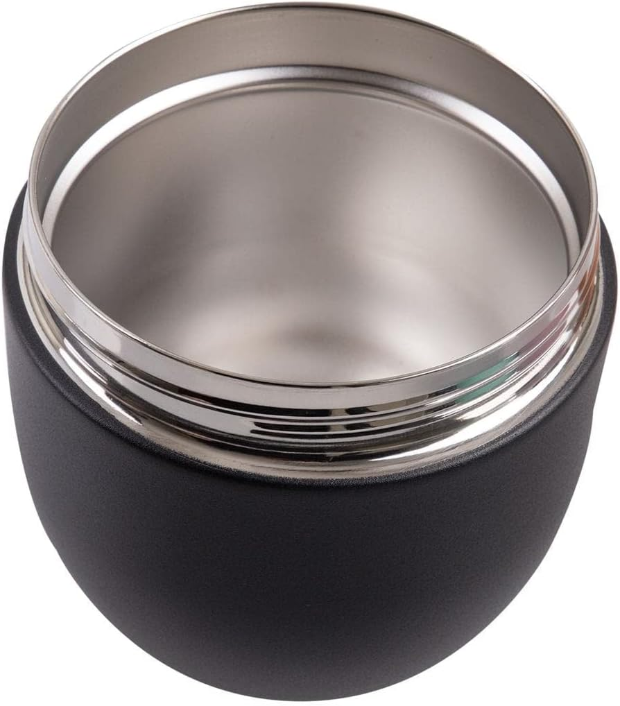 Oasis Stainless Steel Double Wall Insulated Food Pod 470Ml - Black image number 4