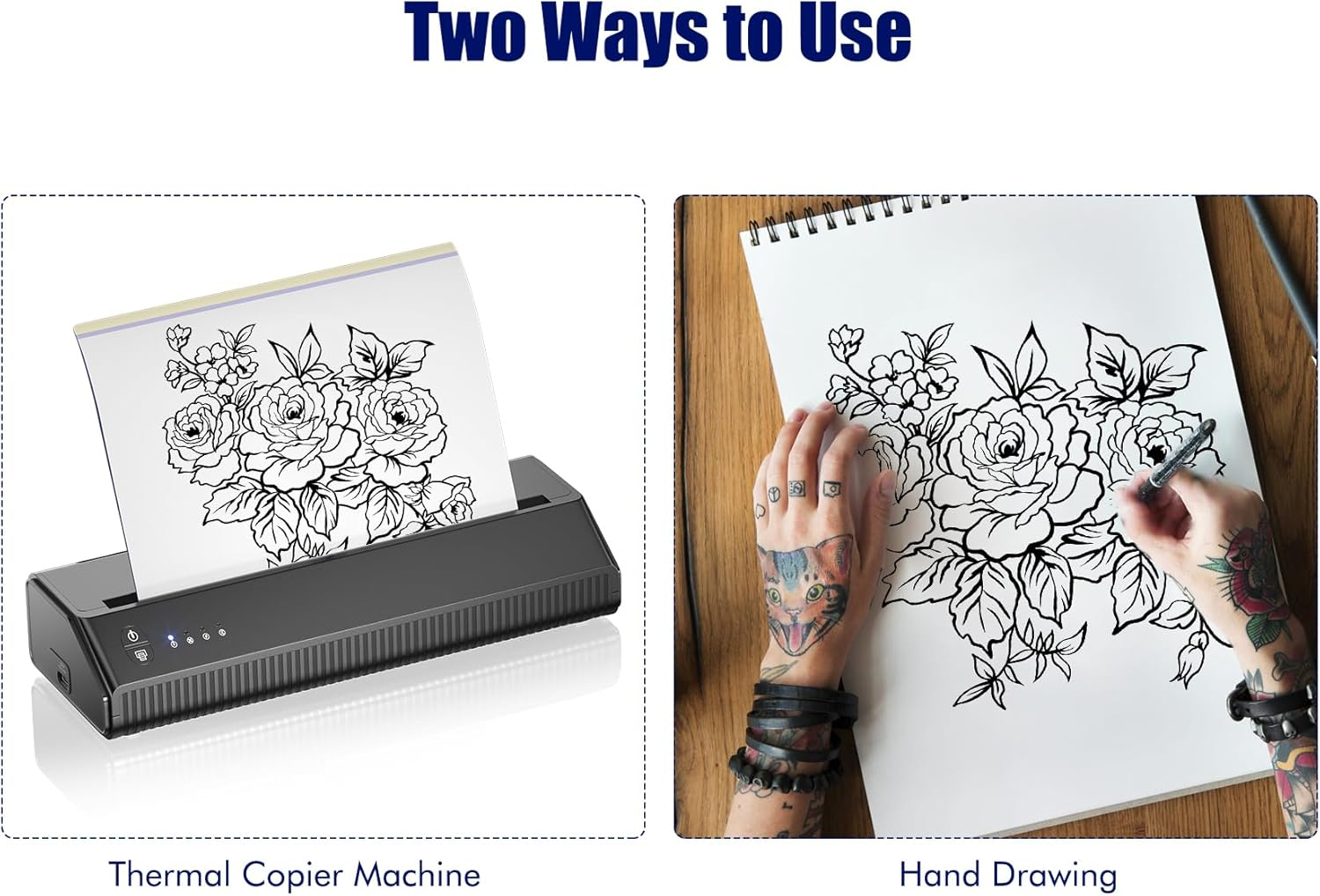 Tattoo Transfer Paper (50PCS) - 120Pcs image number 5