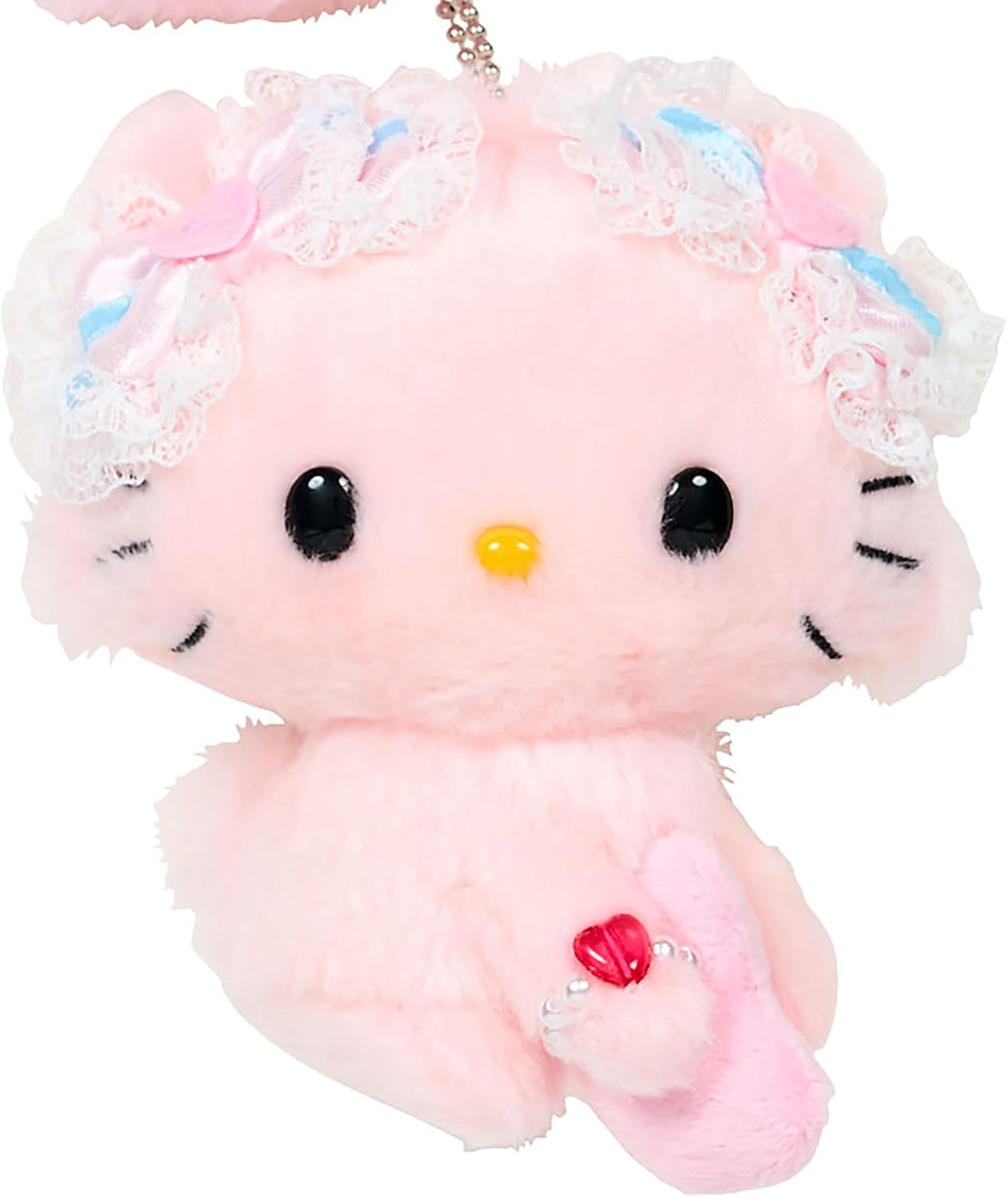Sanrio 199214 Charmy Kitty (Honey Cute) Mascot Holder (Heisei Uraare Characters, Fluffy Heart) - Charmy Kitty image number 3