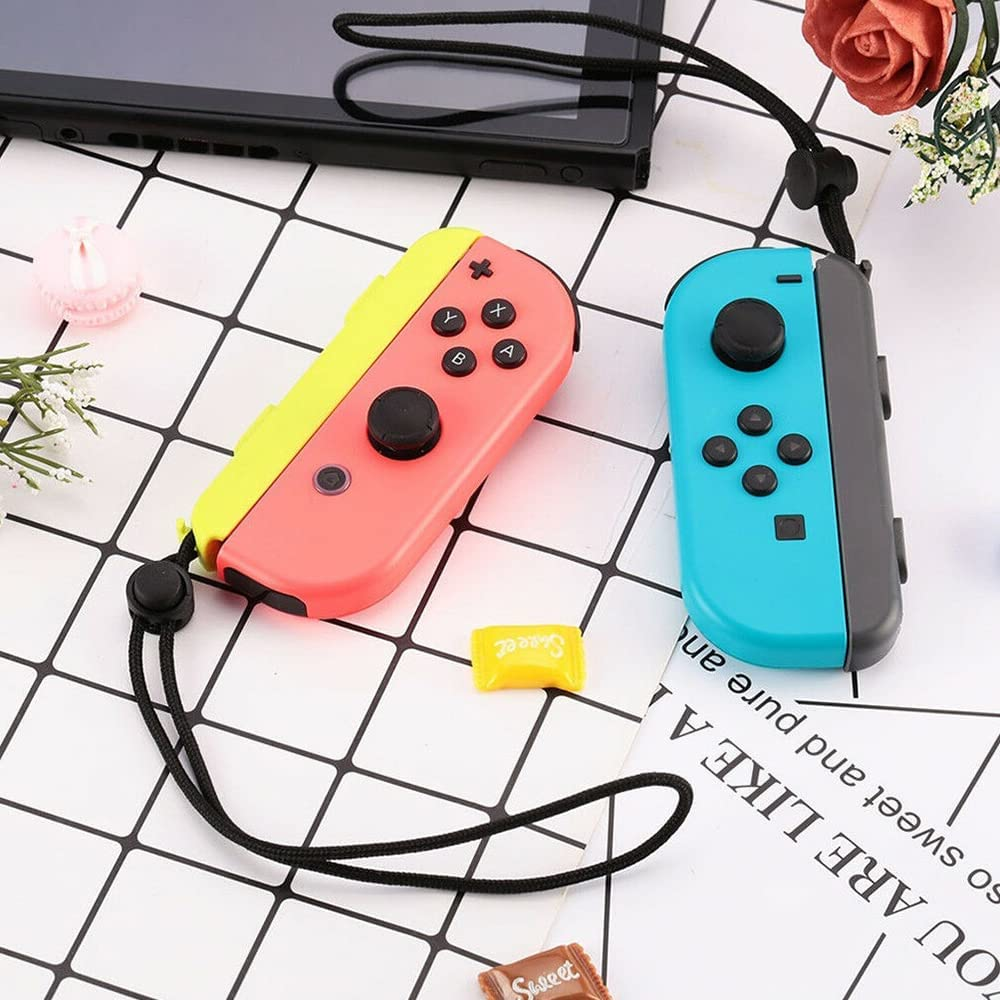 2PC for Nintendo Switch Game for Joy-Con Gamepad Handle Lock Wrist Strap Lanyard (Blue) - Grass Green image number 7