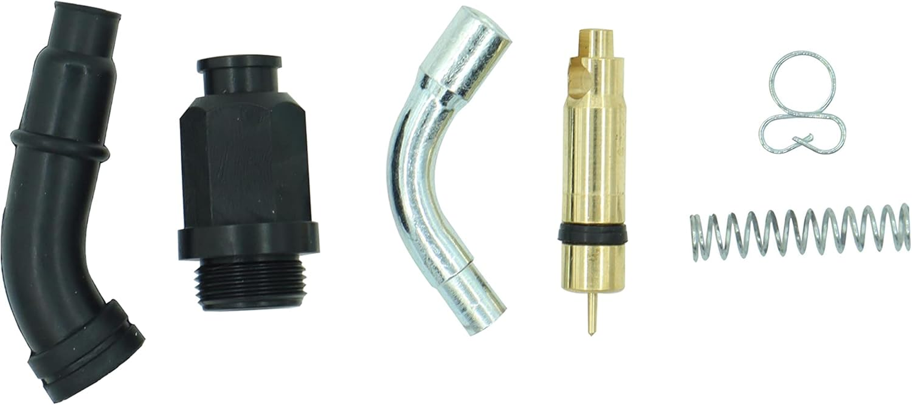 TRX300 Carburetor for Honda 300 TRX300FW Fourtrax Carb ATV 1988-2000 with Parts Air Filter& Oil Filter Spark Plug Choke Cable Valve Plunger Kit image number 1