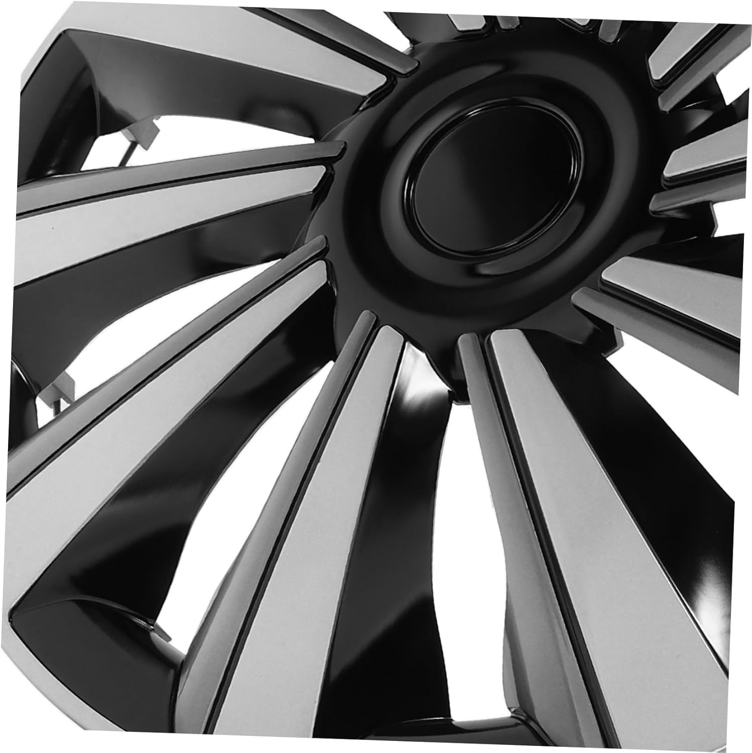 FELTECHELECTR Car Wheel Rim Hub Caps Center Hub Covers for Wheel Trim Easy Fit Durability image number 6