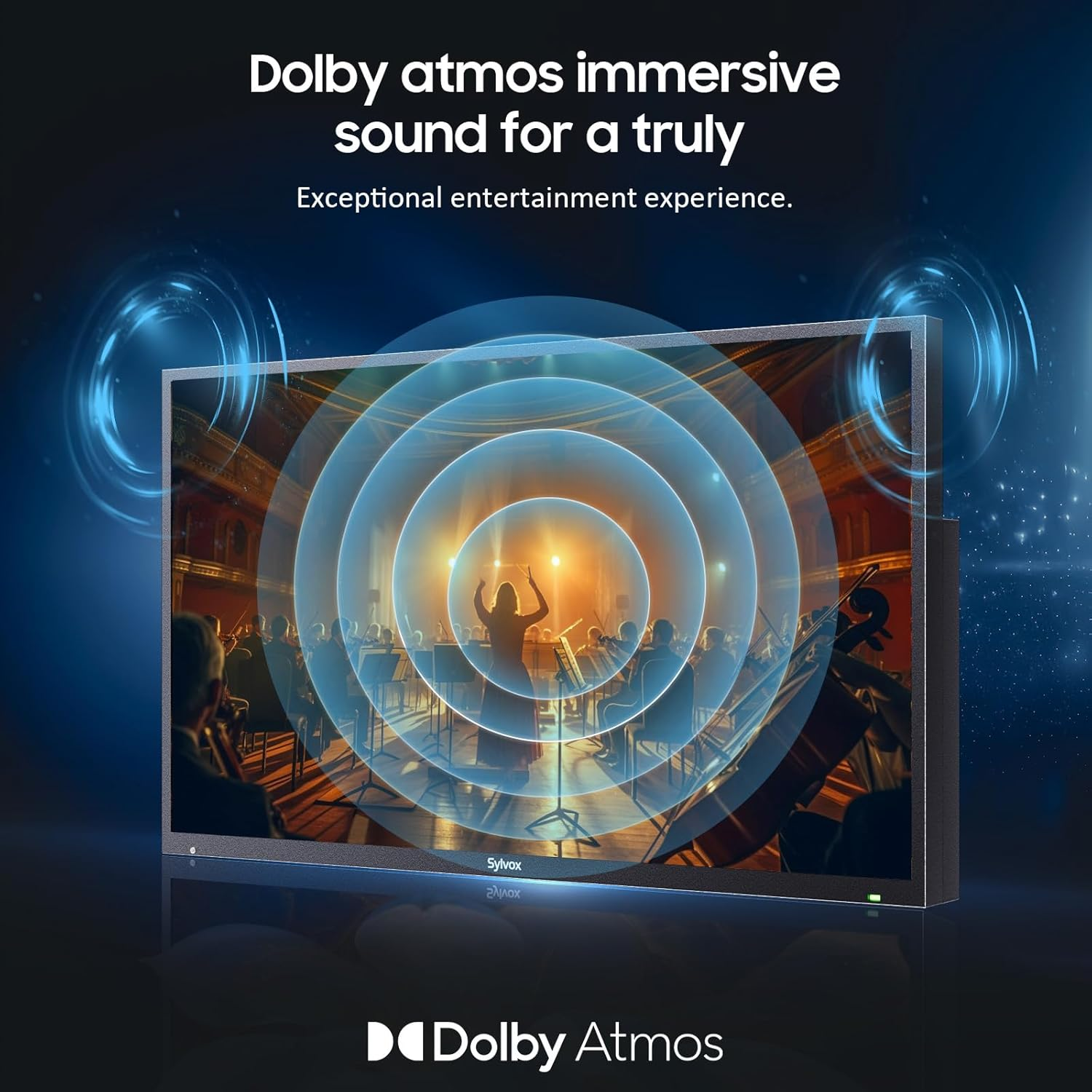 SYLVOX Outdoor TV 43 Inch Smart Waterproof Tvs 4K Weatherproof Television for outside Support Google Assistant Chromecast 1000 Nit Brightness Partial Sun Deck Pro 2.0 image number 6