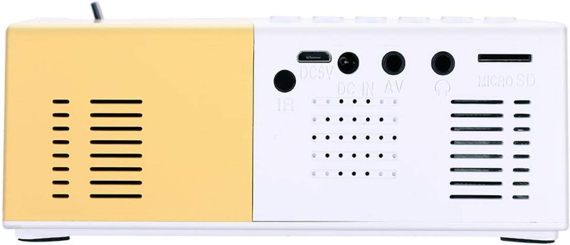 Home Theater, 5 X 3.2 X 1.9In Portable Practical Mini Projector, for Camping(U.S. Standard (110V-240V))