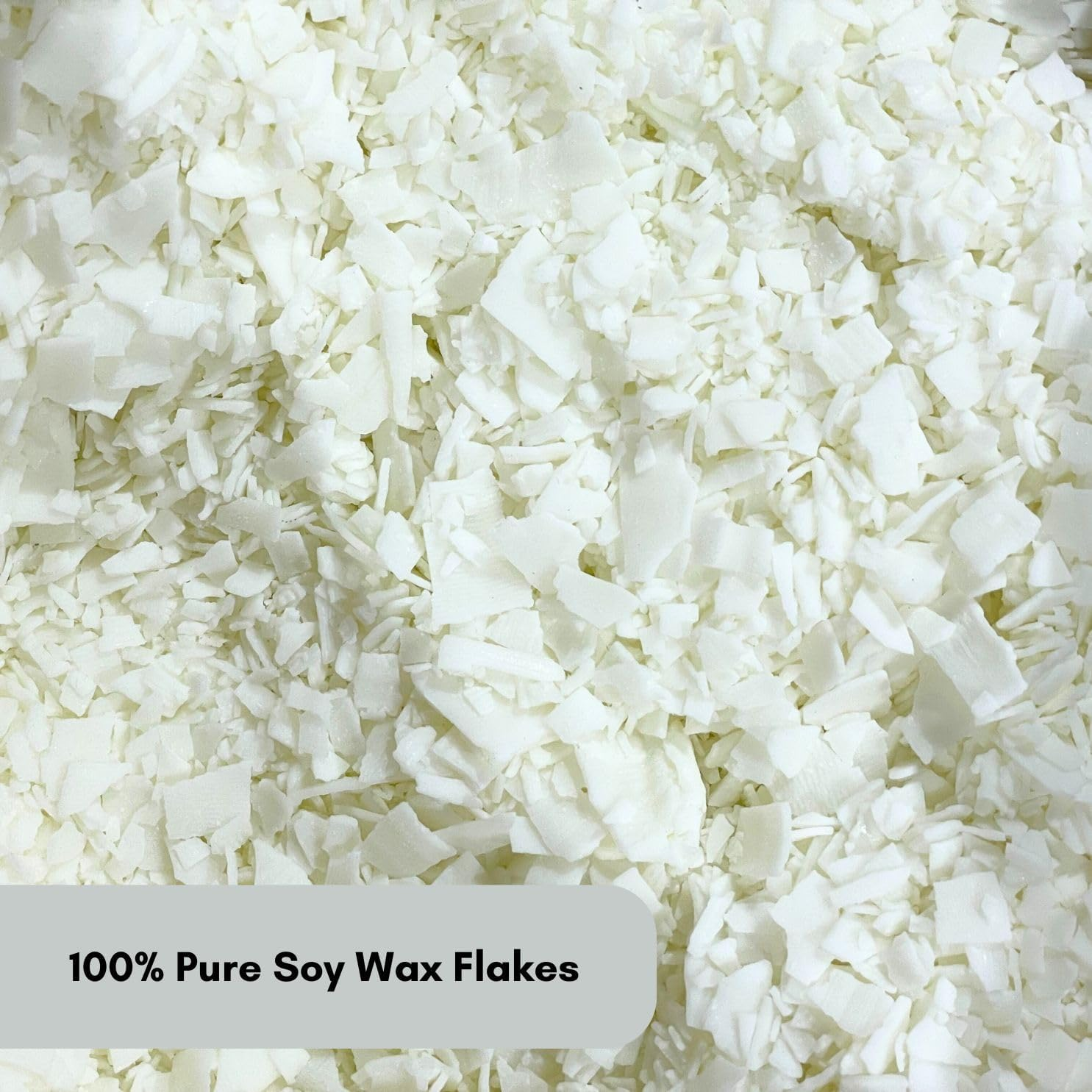 1Kg Pure Soy Wax Flakes, 100% Natural Soy Wax Bulk for Candle Making DIY, Soy Candle Wax, Bulk Soy Wax Natural Kosher Candle Making Supplies, Craft Supply image number 1
