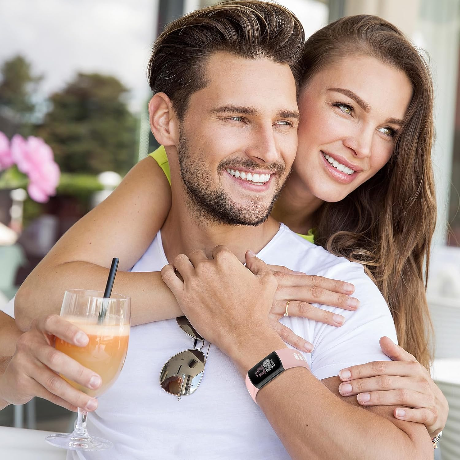 Silicone for Fitbit Charge 6 Band/Fitbit Charge 5 Band Women Men, Soft Silicone Breathable Sport Strap Replacement Wristbands - 03-Water Duck image number 7