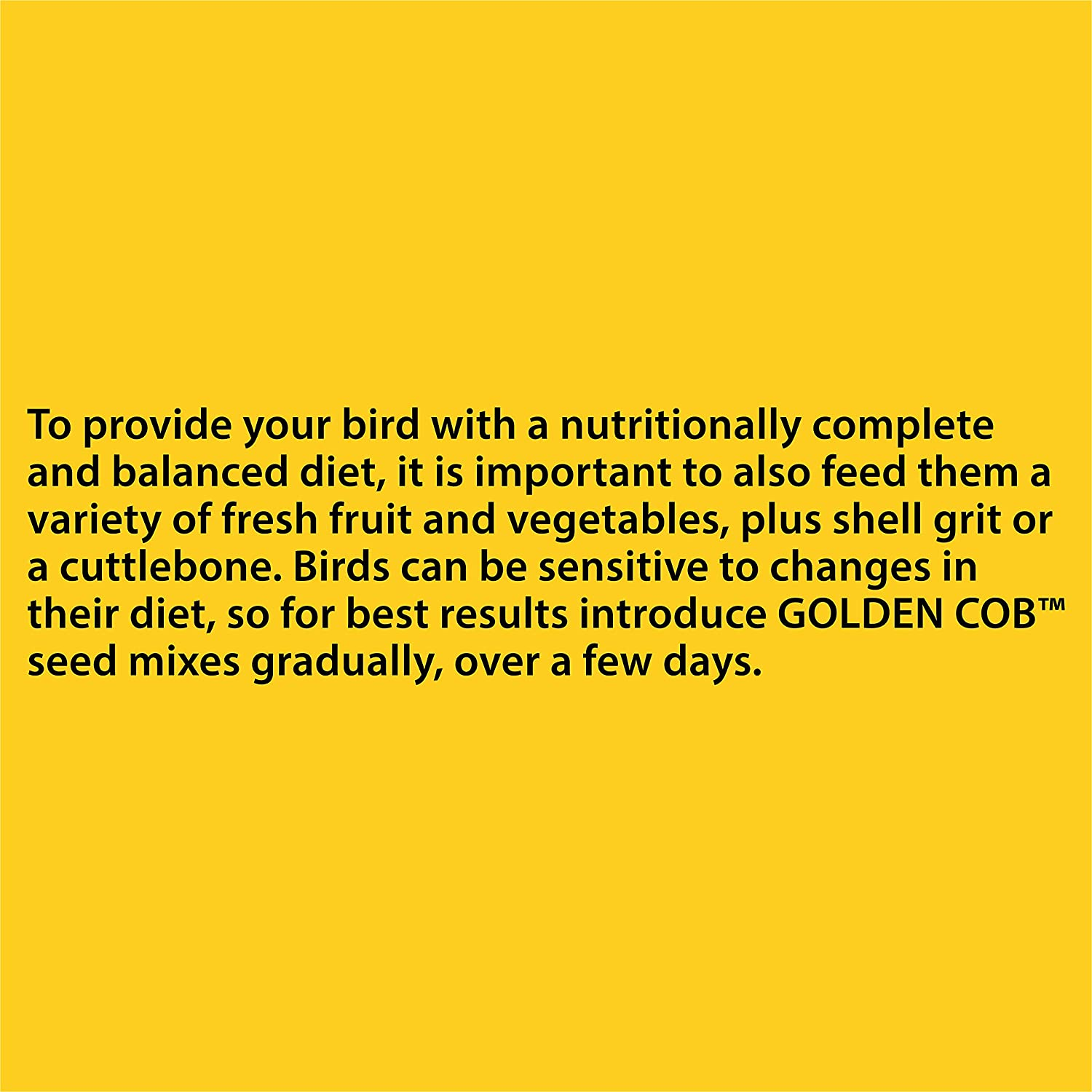 Golden Cob Small Parrot Seed Mix 10Kg &ndash; Premium, Breeder'S Quality Bird Feed with Added Vitamins & Iodine &ndash; Mix of at Least 5 Millets Grains and Seeds &ndash; Bird Food Made in Australia for Small Parrots image number 6