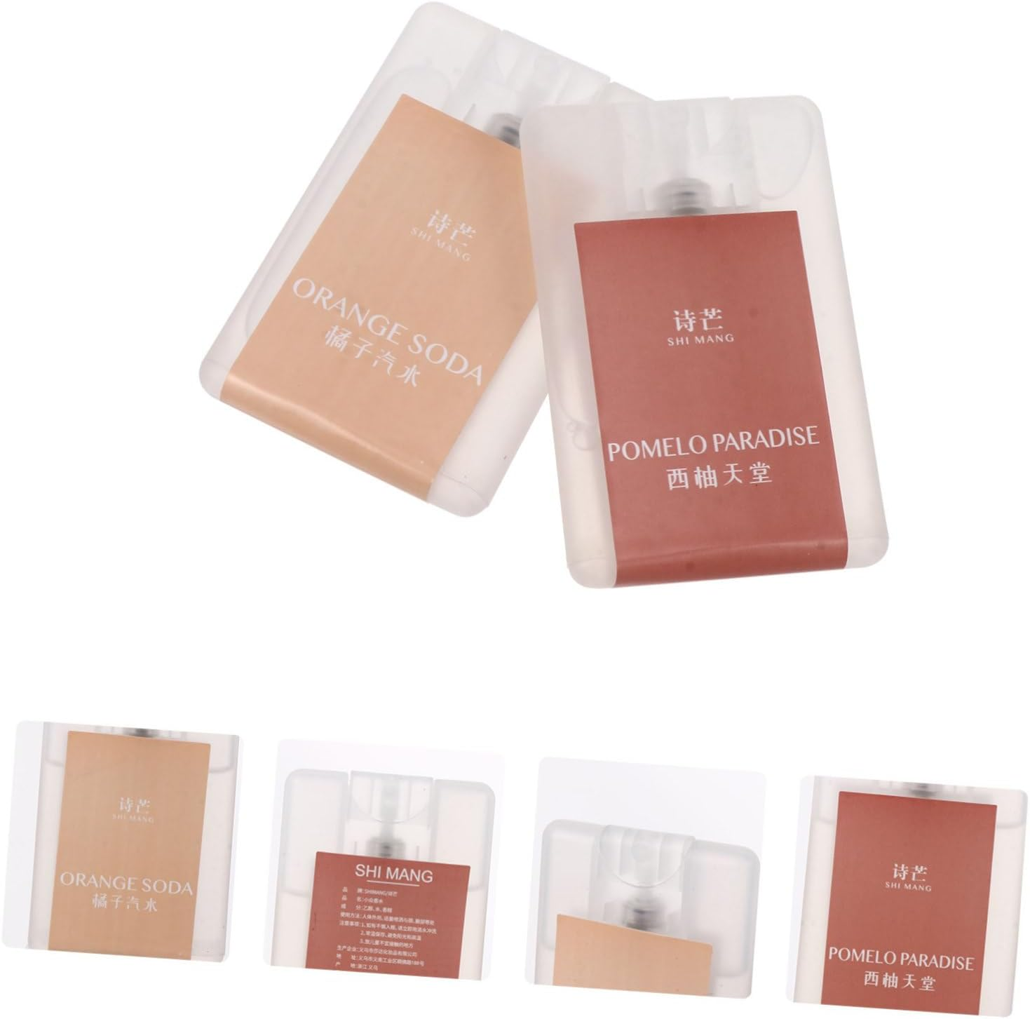4 Pcs Card Pocket Perfume Pocketfragrance Party Perfume Portable Perfume Woman Scent Female Perfume Women Perfume the Pocket Perfume Portable Fragrance Packaging Plastic/888 image number 6