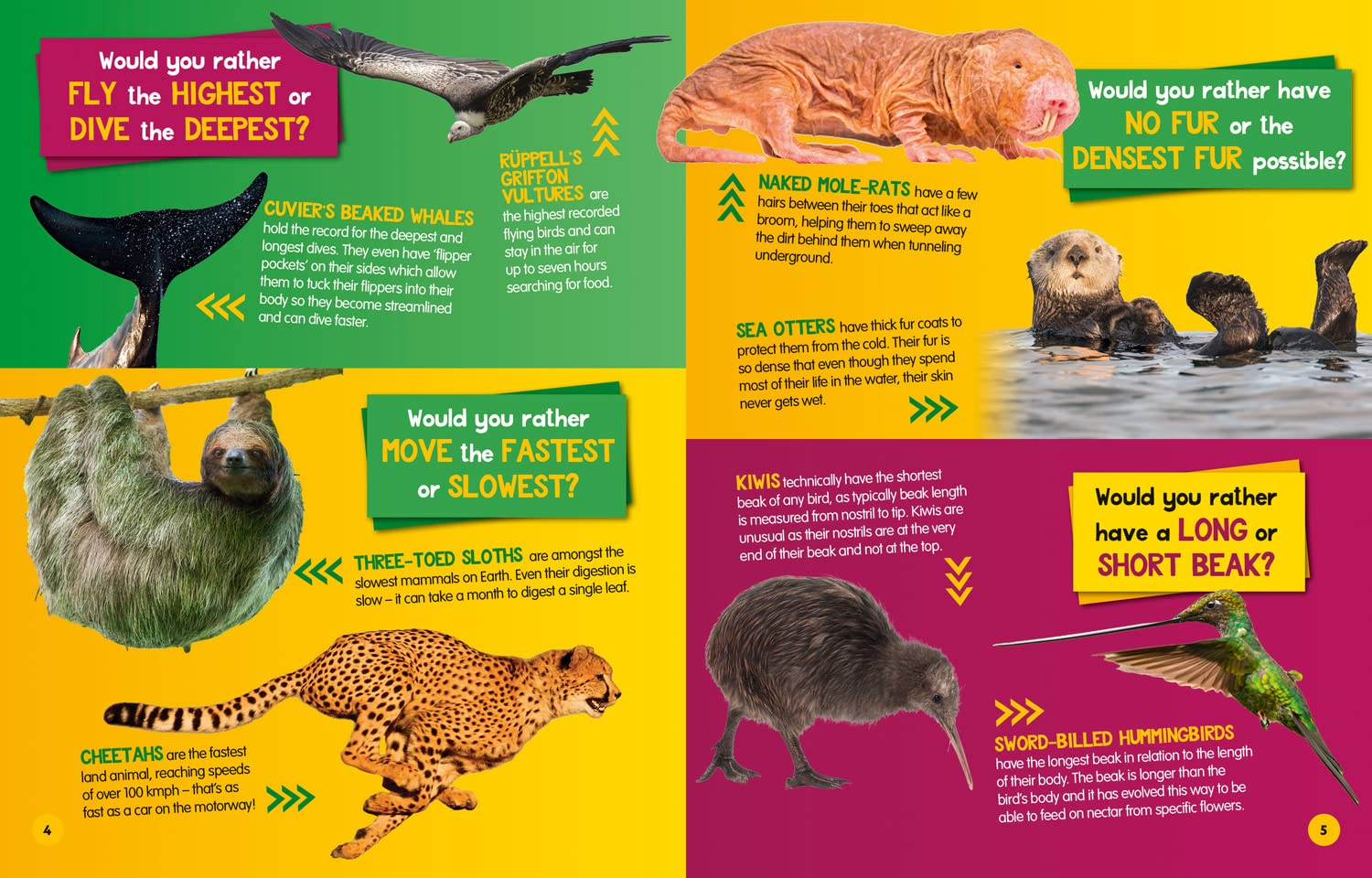 National Geographic Kids - Would You Rather? Animals: a Fun-Filled Family Game Book image number 3
