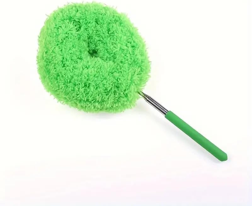 Ceiling Fan Cleaner Duster, Retractable Ceiling Fan Cleaner Duster Reusable Microfiber Blade Cleaner Fan Cleaner (Green) image number 5