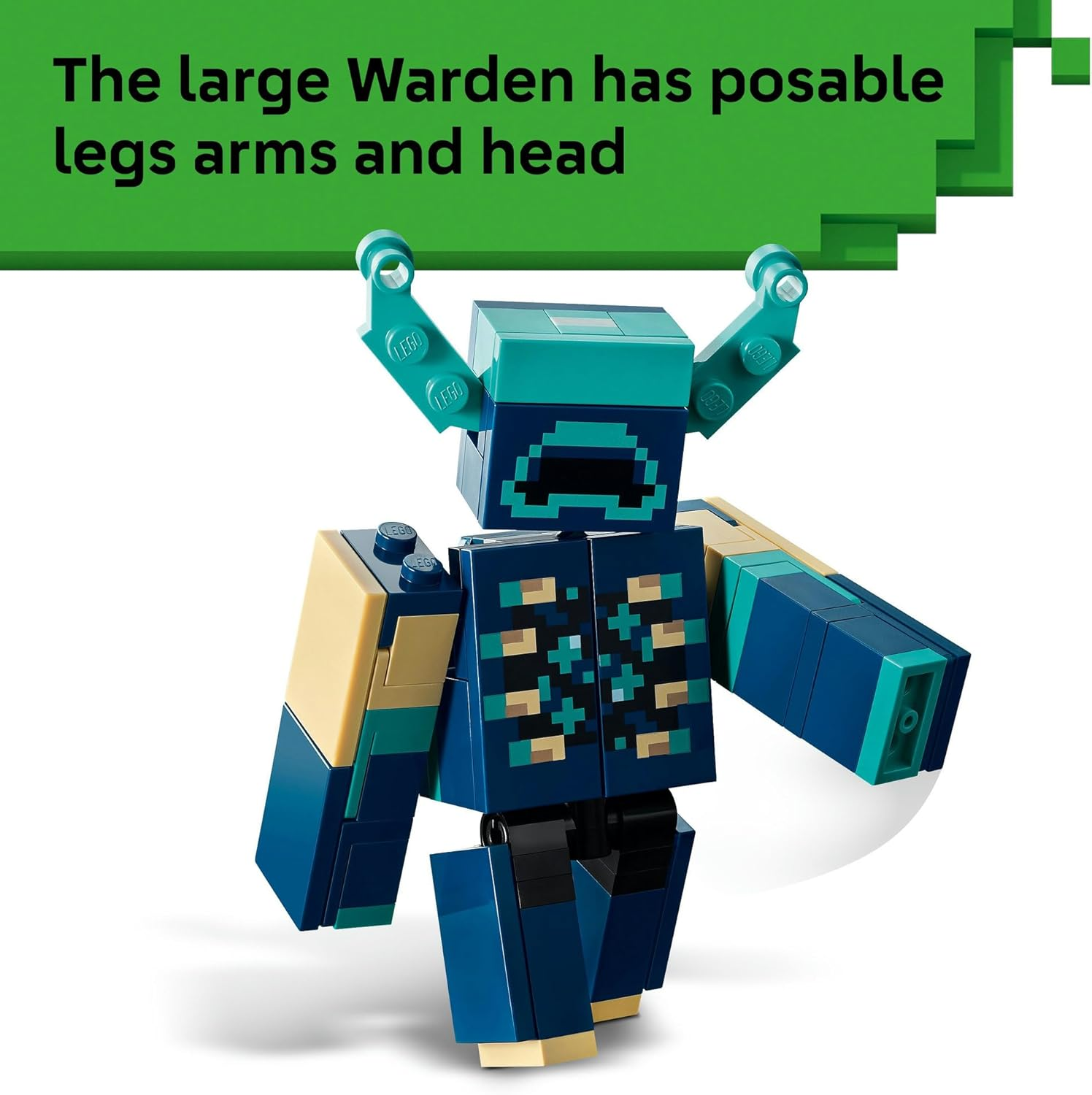LEGO&reg; Minecraft&reg; the Warden Encounter 21274 Collectible Video Game Merch,Creative Building Toy for Kids, Birthday Toys for Gamers,Build-And-Play Battle,Room Decor for Boys and Girls Aged 7 and Over image number 4