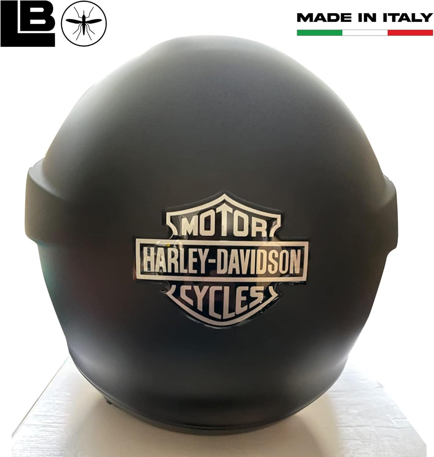 Labelbike - 3D Motorcycle Emblem Logo Sticker for Tank Compatible with Harley Davidson - Size 9.5X7 Cm - Color Black Silver image number 3