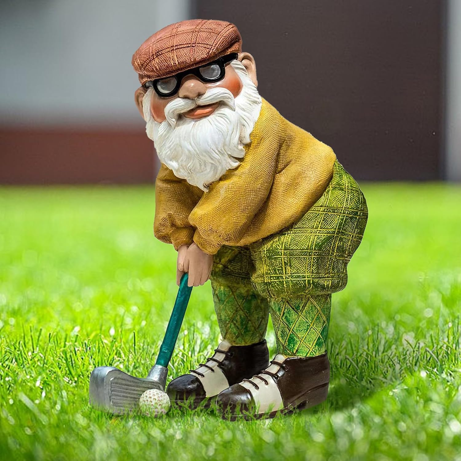 Garden Gnomes Ornament, Garden Ornaments Outdoor, Funny Golf Garden Gnome Statue Ornaments, Indoor or Outdoor Lawn Decorations, Decorative Home Accessories, Novelty Interesting Gifts Gardening Gifts image number 6