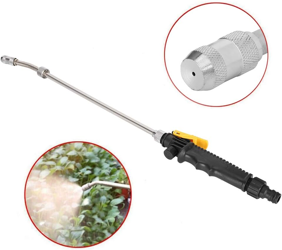 CHICIRIS Hose Nozzle, G3/8In DN10 High Pressure Water Hose Nozzle Sprayer, Adjustable Jet Sprayer Nozzle, Watering Wand for Garden Lawn Patio Car Window image number 4