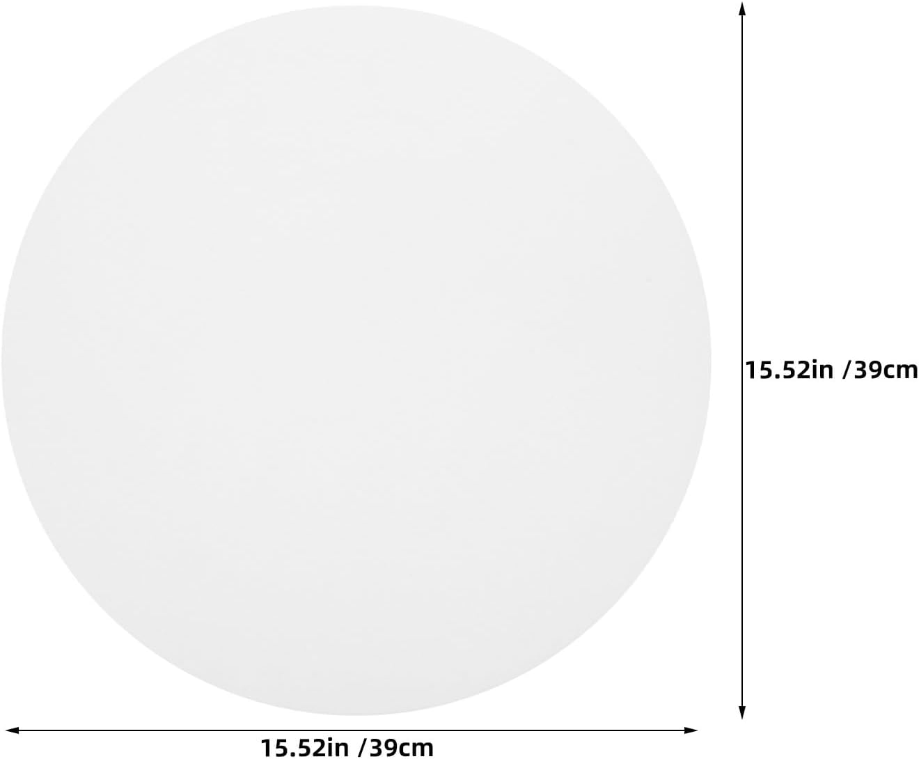 Veemoon Diffuser: Circular Acrylic Light Cover 39.5Cm/15.52" Diameter - White Lighting Panel - DIY Replacement Lampshades for Led Fixtures image number 6