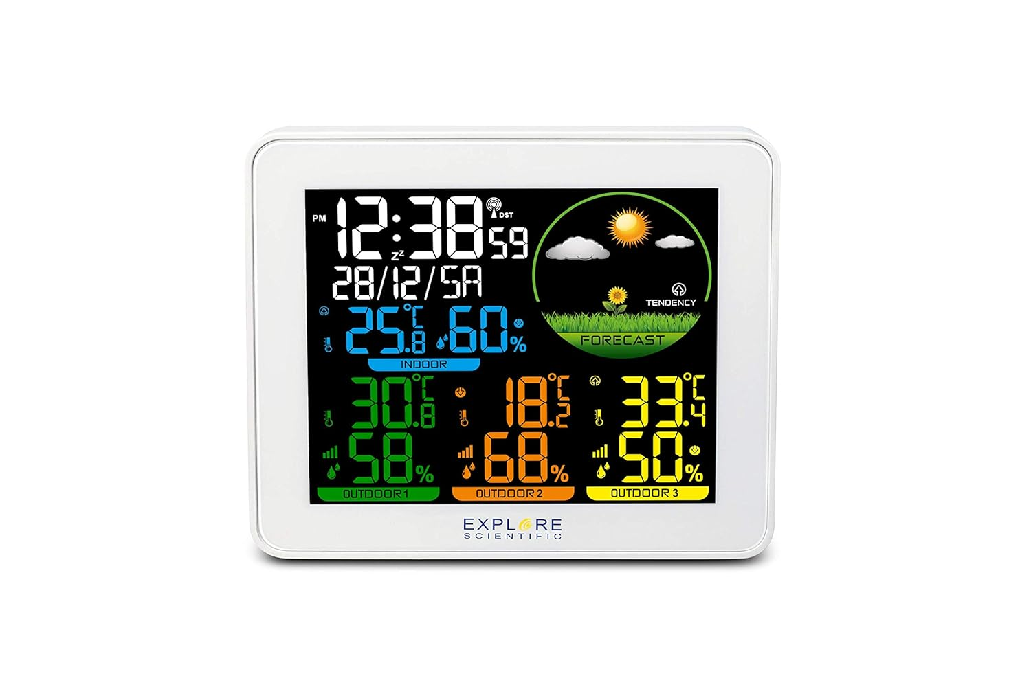Bresser Explore Scientific Colour Weather Stations with Multi Sensors
