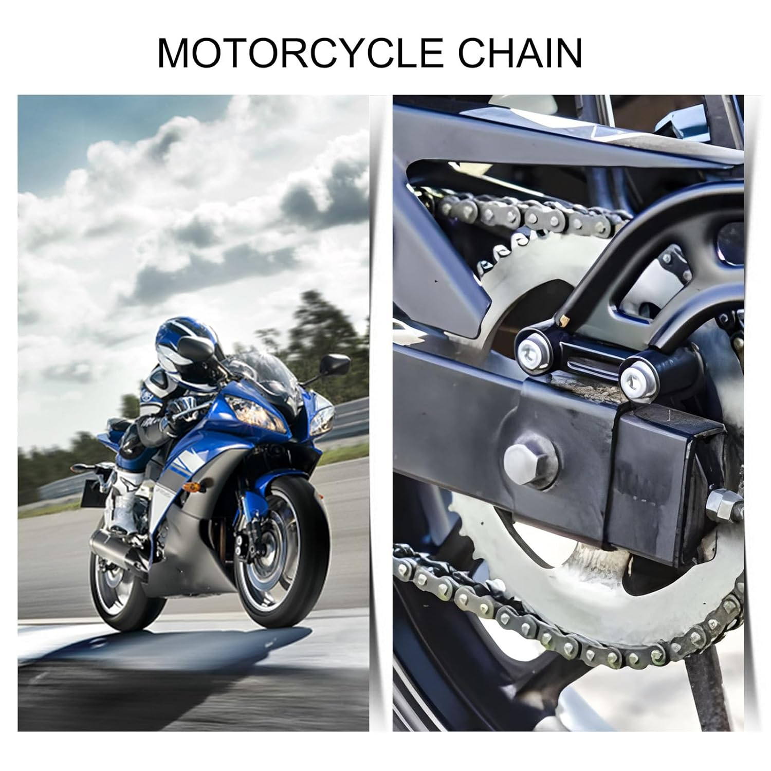 8Pcs #520 Chain Master Link, Heavy Duty Master Link for Chain with O Ring Chain Connector Link for Motorcycle Dirt Bike Pitpro image number 4