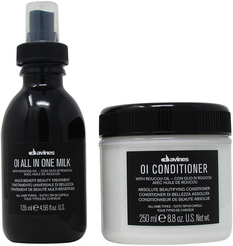 (135Ml & 250Ml Conditioner) - Bundle - 2 Items : Davines OI/ALL in ONE MILK & Davines Essential Haircare Oii Conditioner - Absolute Beautifying Conditioner 250Ml image number 1