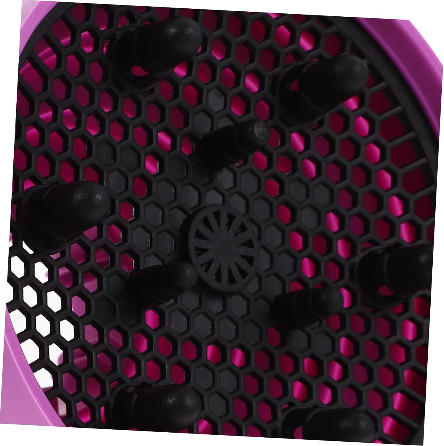 Retractable Folding Silicone Hair Dryer Diffuser Blow Dryer Accessory for Curly and Wavy Hair Compatible Home and Salon Use Purple image number 1