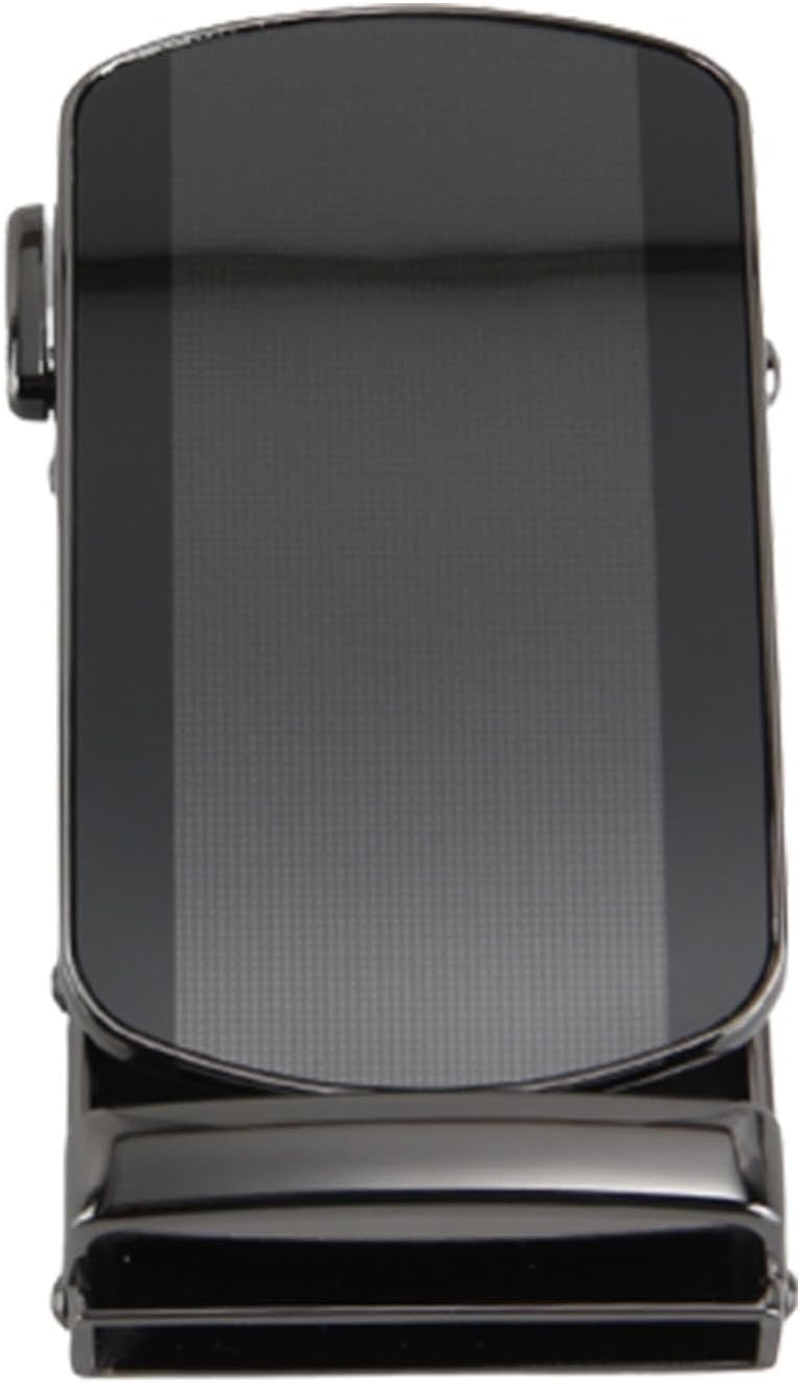 Mens Ratchet Belt Buckle Automatic Slide Buckle Adjustable Business Fashion Vintage Style for Belt Strap 35Mm for Dress Men and Women Jeans image number 5