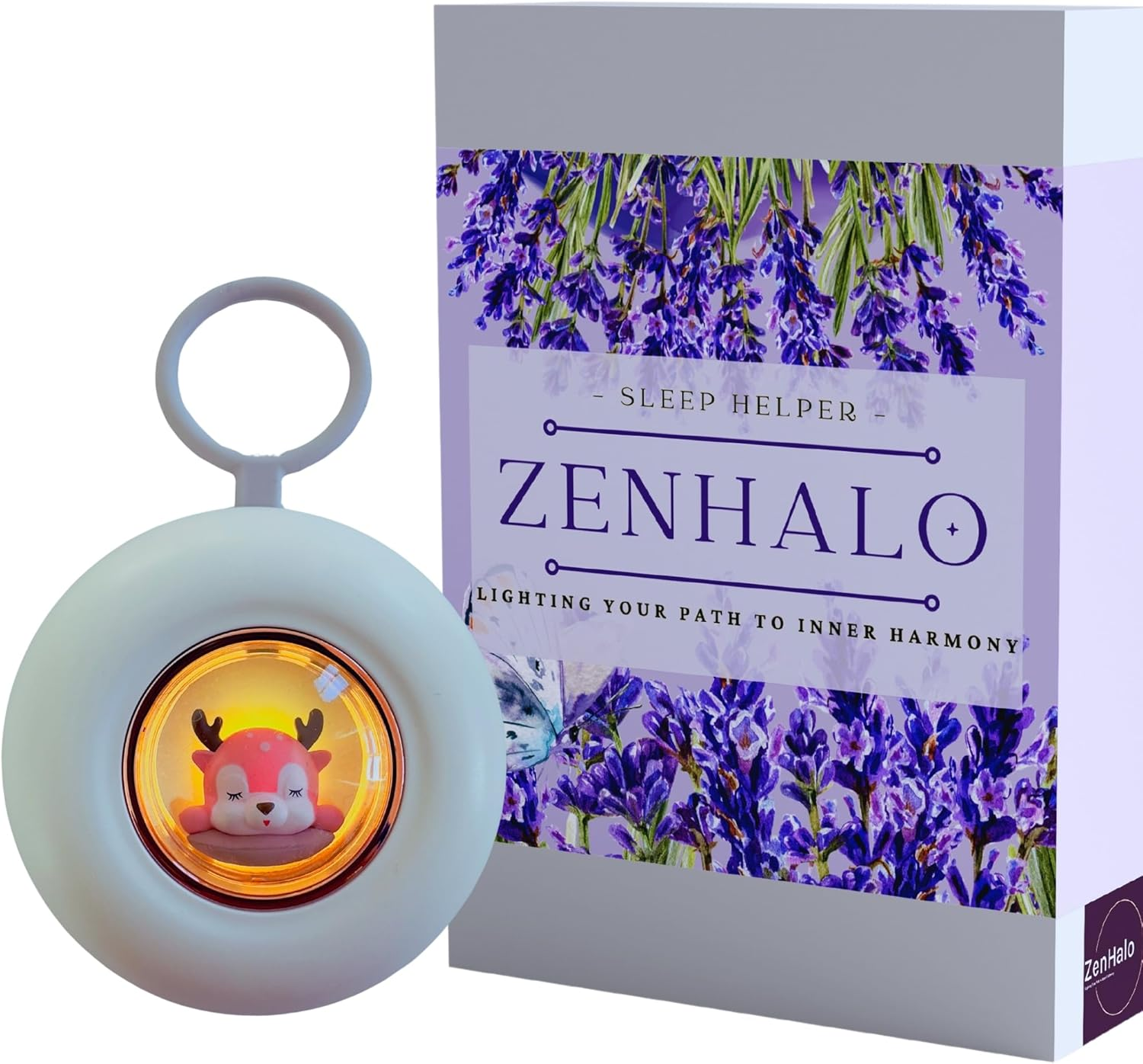 Handheld Sleep Aid Device | Jet Lag, Insomnia, Stress, & Anxiety Relief | Improve Sleep Quality, Mood, & Calm Carry | Promotes Natural Melatonin & GABA | ADHD Medication & Meditation Accessories | Gifts for Deep Sleep | Portable & USB Rechargeable (Sleepy Cat)