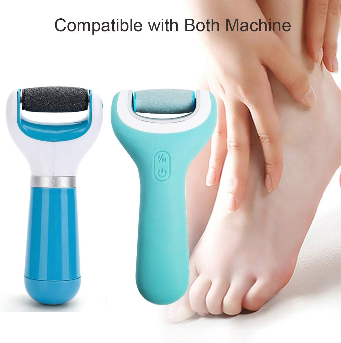 12 Pack Replacement Rollers for Amope Pedi Refills Electronic Perfect Foot File-(6 Extra Coarse& 6 Regular Coarse) image number 6