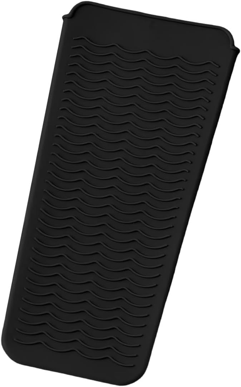 Enwye Heat Resistant Silicone Mat, Heat Resistant Protective Mat for Travel, Home, Salon, Straighteners, Hair Styling Tools, Curling Irons image number 1