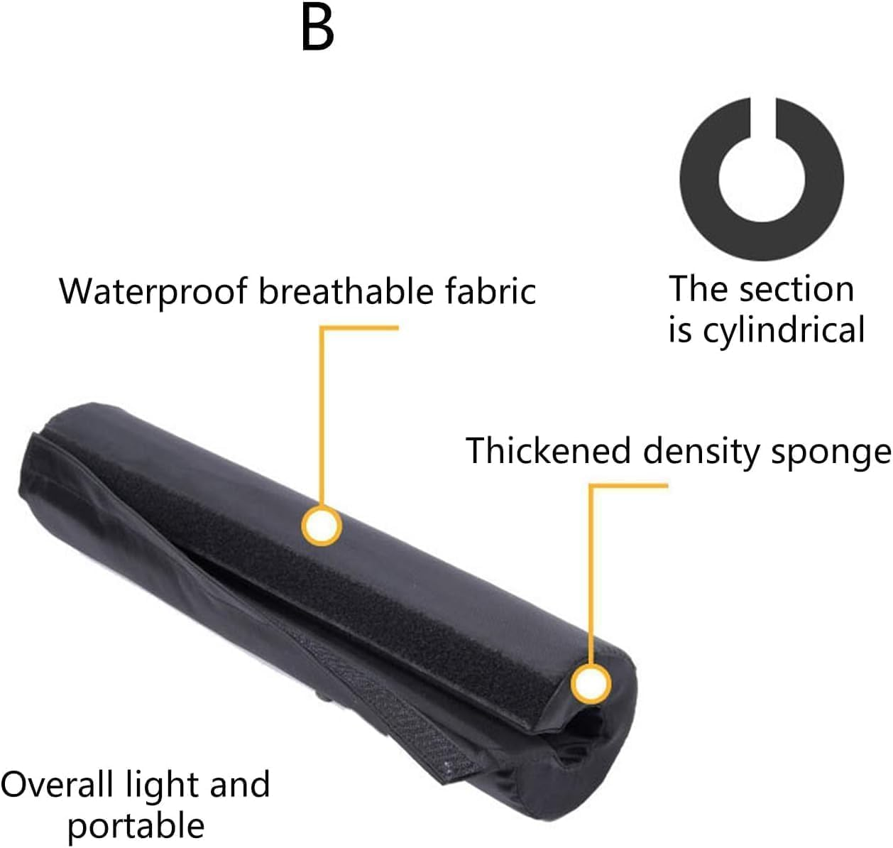 Squat Pad Barbell Squat Pad Gym Shoulder Protective Pad Soft Squat Neck Pad Home Fitness Equipment Weight Lifting Foam Pad image number 1