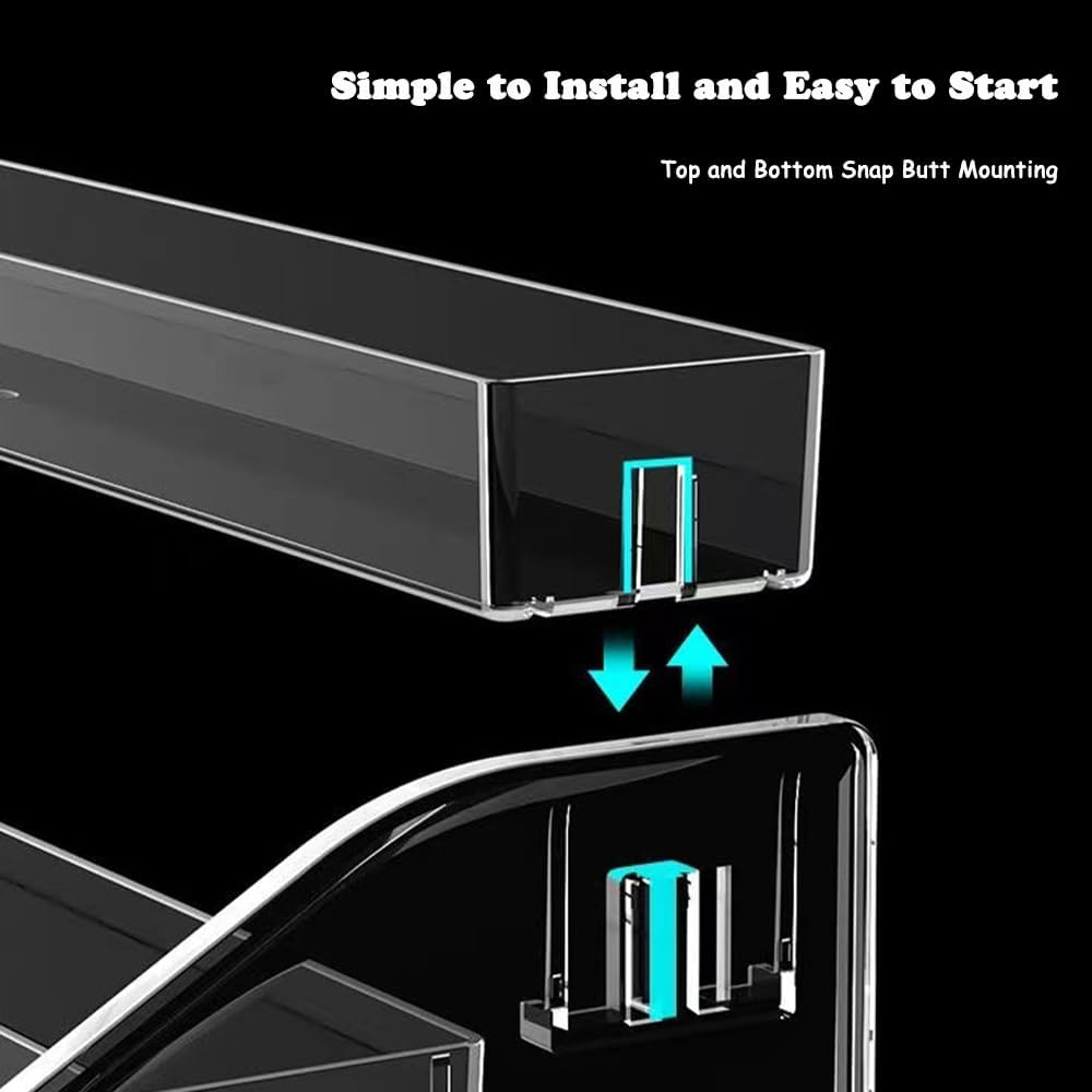 7-Layer Transparent Organizer,Clear Display Holder,Transparent Display Rack,Home Daily Use Shelf,Storage Shelf,Shelf Tray for Nail Polish,Essential Oils,Cosmetics,Lipsticks Etc. image number 3