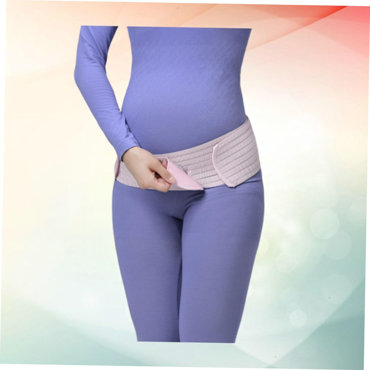 Pregnant Women Breathable Abdominal Belt Dual Purpose Postpartum Pelvic Support Band for Pregnancy Comfort and Back Brace image number 1