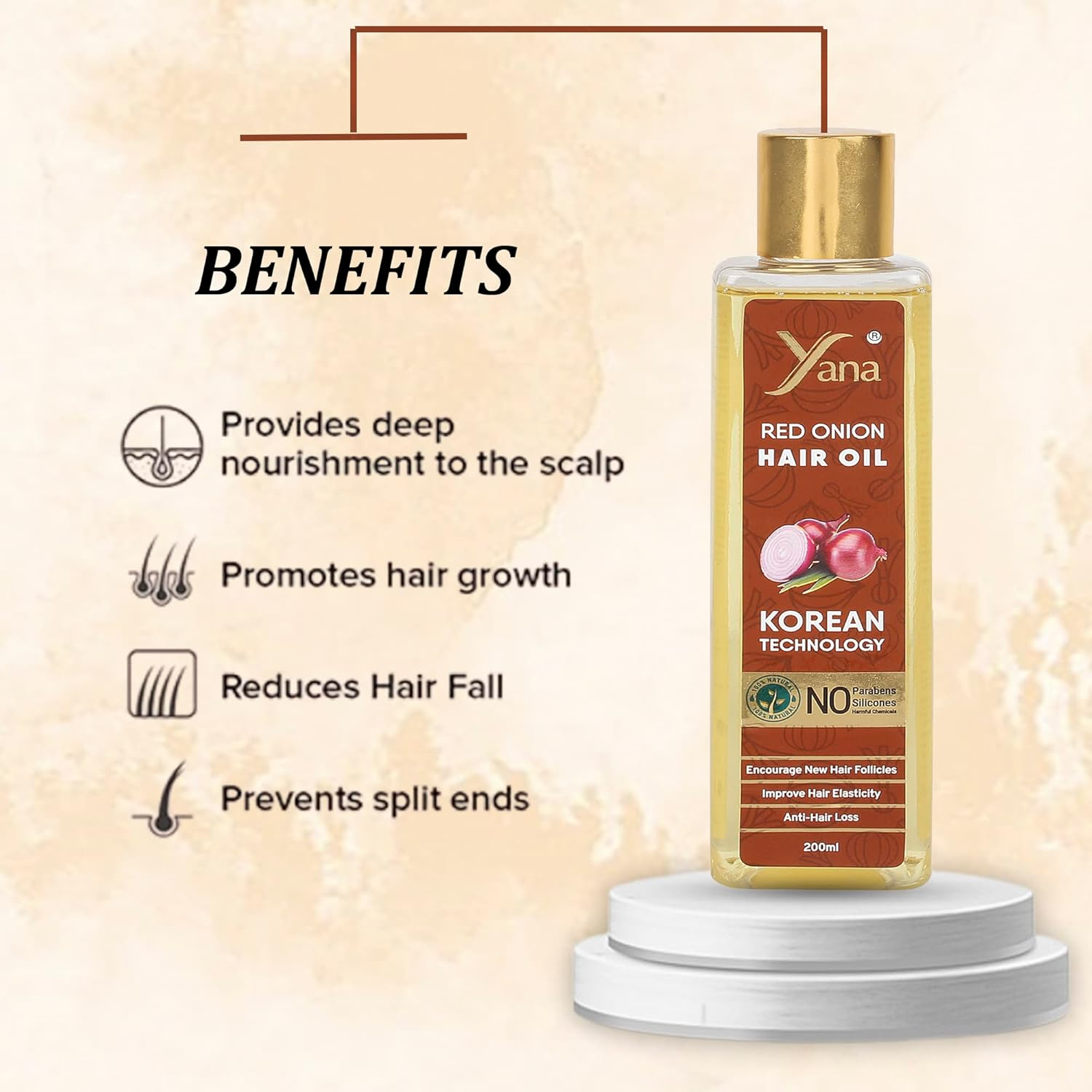 Yana Red Onion Oil for Hair image number 5