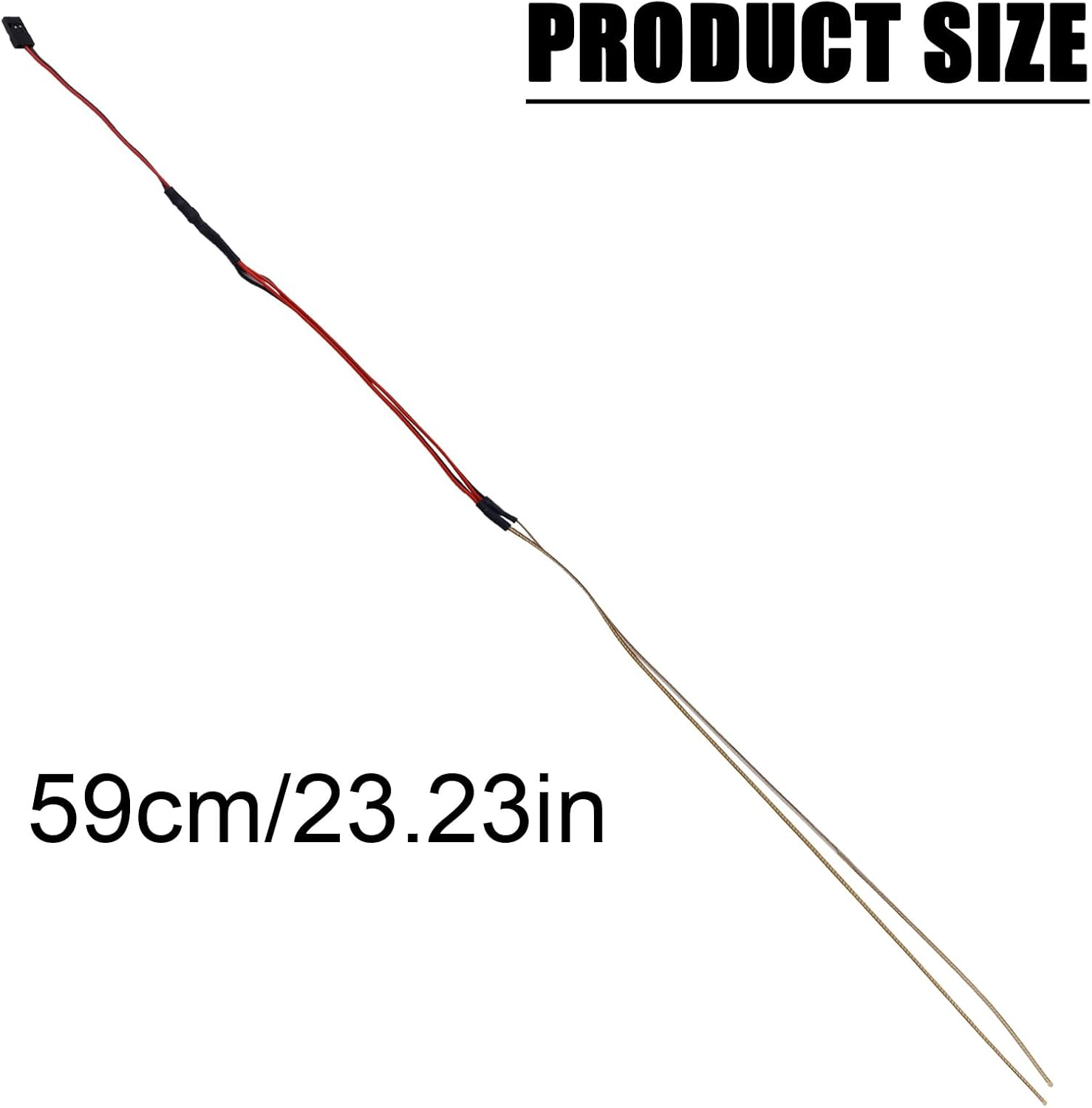 BTFO RC LED Light Strips, Flexible Cuttable Waterproof Blue RC Led Lights for TRX4M SCX24 1/24 1/18 Crawler Car Truck Upgrade Parts image number 6