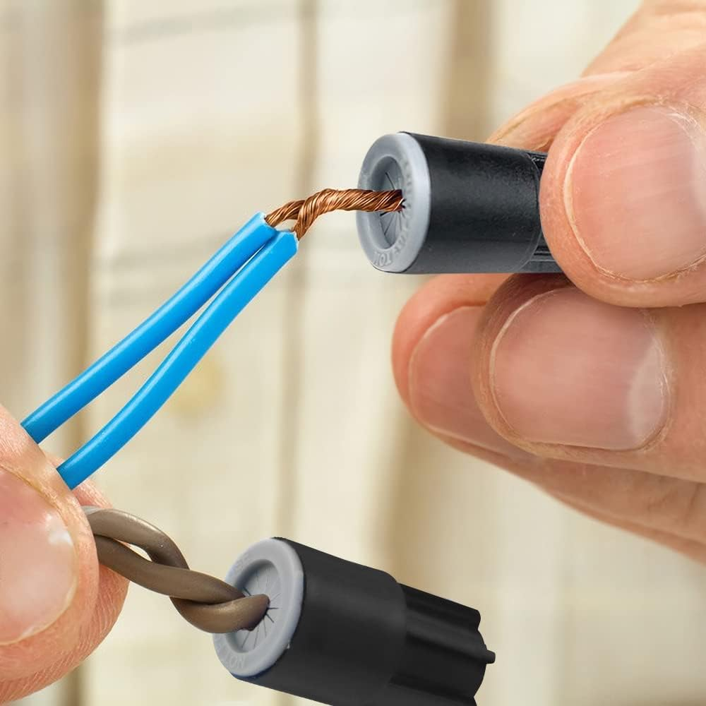 30 Pieces Waterproof Wire Nuts Connectors, Silicone Filled Outdoor Electrical Wire Caps, Low Voltage Electrical Wire Seal Nuts Caps for Landscape Lighting, Irrigation image number 3