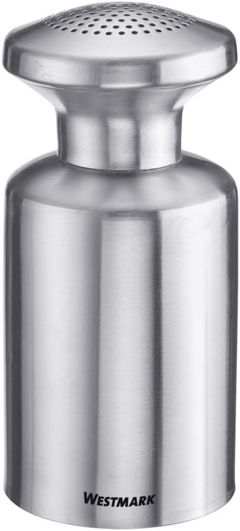 Westmark Omega Gastro Salt Shaker - Practical Spice Shaker for Catering and Commercial Kitchen, Also Suitable for Sugar, Salt Jar with Lid - Aluminium, 650 Ml, Silver/Transparent