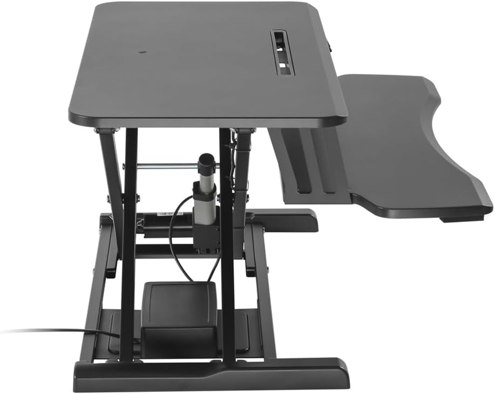 Brateck Electric Sit Stand Desk Converter with Keyboard Tray Deck image number 1