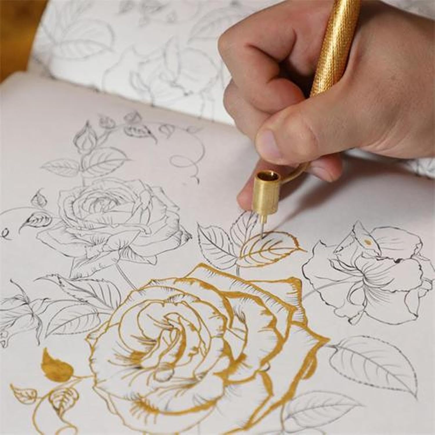 Fluid Writer Pen, Aluminium Detailing Pen, Precision Paint Pen, Touch-Up Fluid Pen, Detailing Fluid Writer, Precision Touch up Paint Refillable Detailing Fluid Pen for Metal Scratches, Water Cup image number 6