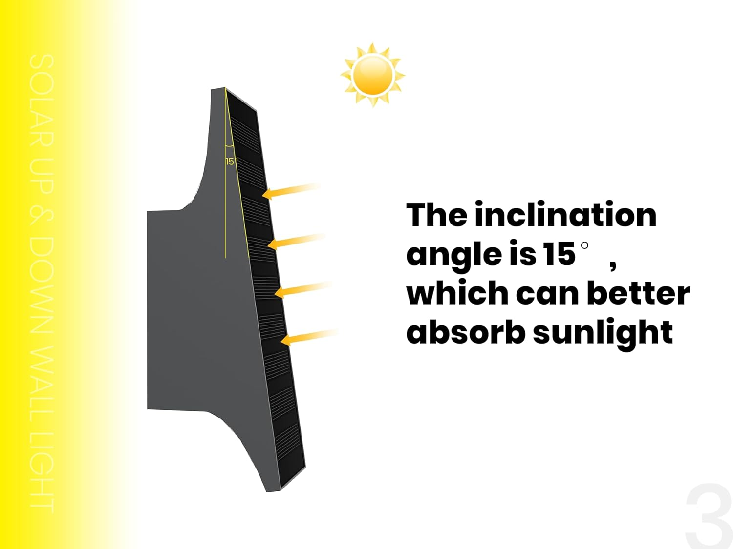 Forge Solar-Powered 700LM Outdoor Single Beam up & down Wall Light image number 6