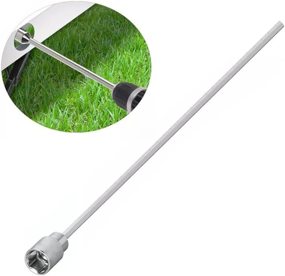 1X Extension Socket Jack 30Cm Caravan Leg Stand Winder Drill Attachment 19Mm AU image number 2