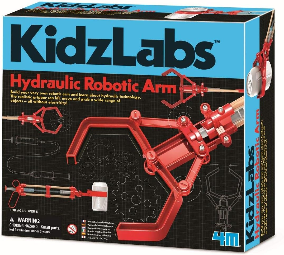 4M FSG3414 Kidzlabs Hydraulic Robotic Arm