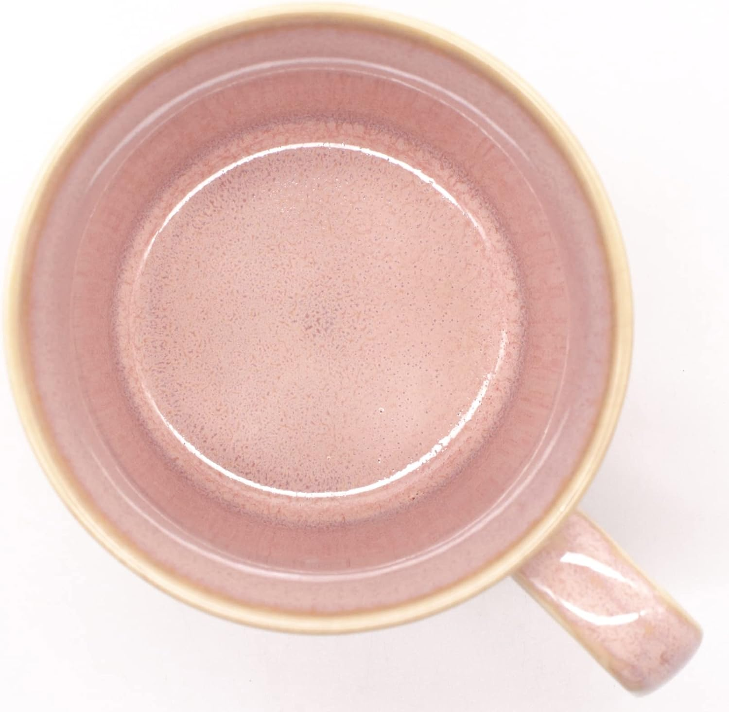 Aito 517066 Natural Color Ceramic Mug, Large, Approx. 11.8 Fl Oz (320 Ml), Pink, Simple, Lightweight, Mino Ware, Dishwasher, Microwave Safe, Present, Made in Japan image number 6
