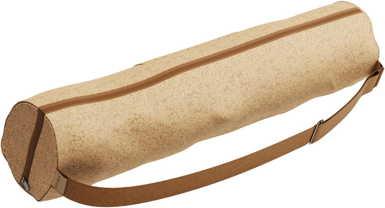 Kintex Cork Yoga Bag with Carrying Strap 70Cm Yoga Mat Carry Bag Yoga Accessories Sports Bag with Zipper Pilates Gymnastics Lightweight and Durable