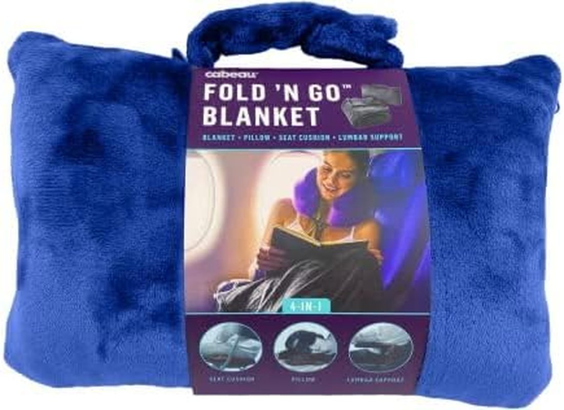 Cabeau Fold 'N Go Travel Blanket - Royal - Royal image number 6